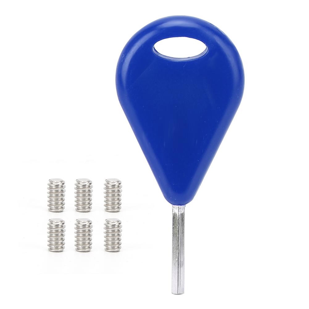 Surfboard Accessories Surf Fin Key Screws Set for   Fins Surfing Equipment(Blue )