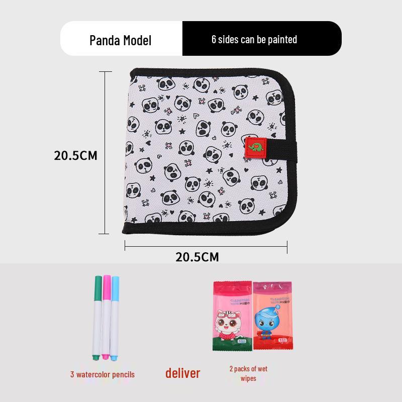 Portable Children's Drawing and Coloring Board - Reusable, Erasable, and Compact Toy for Kids