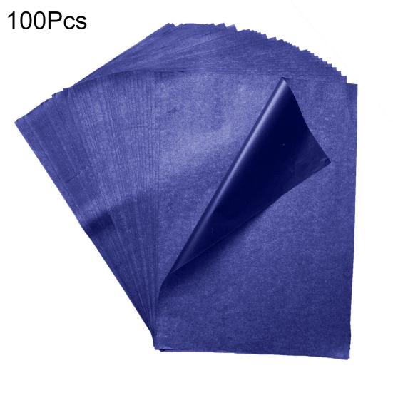 100 Sheets Carbon Transfer Paper Clear Reusable Erasable Anti-fade Copier Stencil Single-sided A4 Graphite Transfer Tracing Painting Copy Paper for