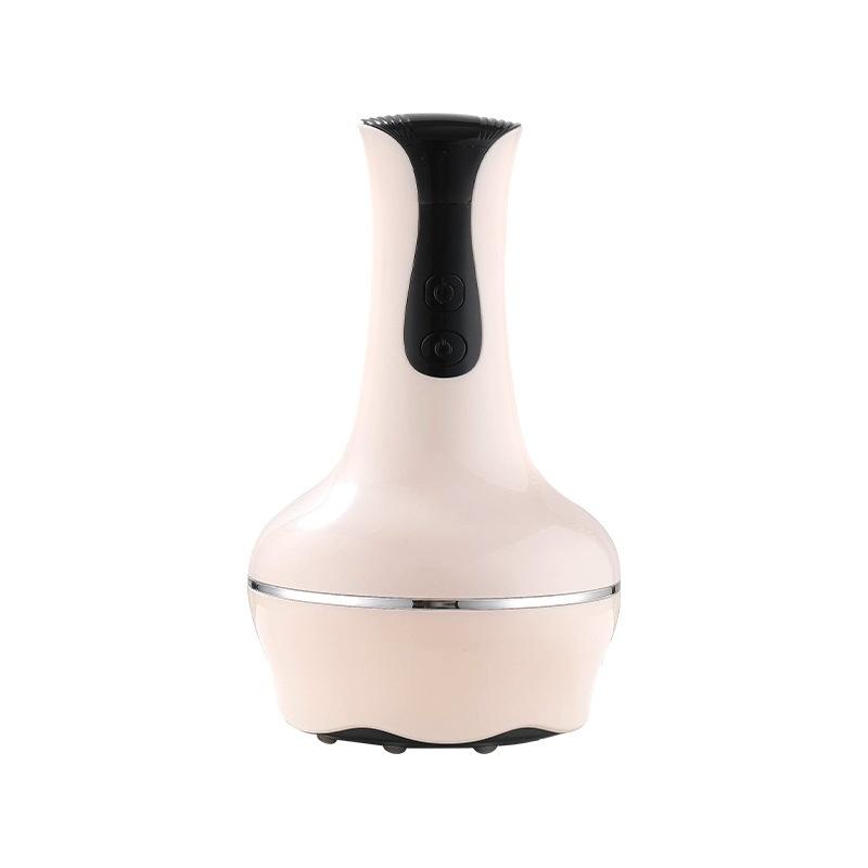 Usb Rechargeable Abdominal Massager For Hot Compress And Adjustable Guasha Cupping Intensity Arm And Leg Massage Handheld