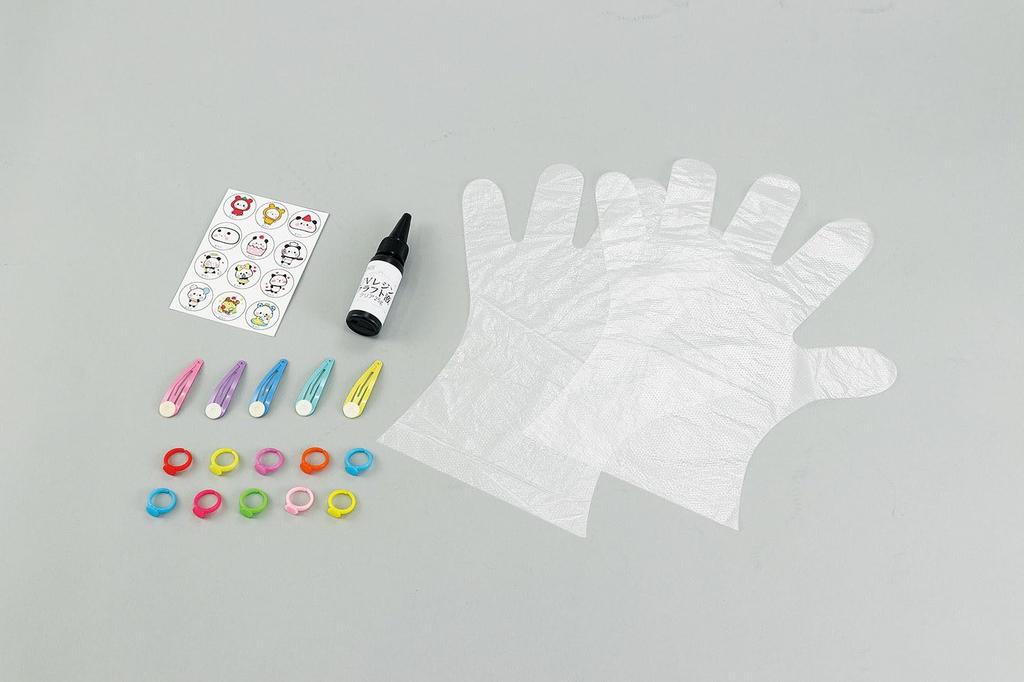 Artec Mochimochi Panda Resin Accessory Kit 55458, Toy, Educational Toy, Children's Play, Mochimochi Panda Character Accessory Kit, Handmade