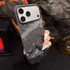 Kevlar Carbon Fiber Texture Magnetic Case for iPhone 17 Pro Max - Water Decal Half-Wrapped Protective Cover