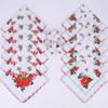 Soft Printed Cotton Handkerchief For Women and Girls Quick Drying Multipurpose Accessory Floral Handkerchiefs