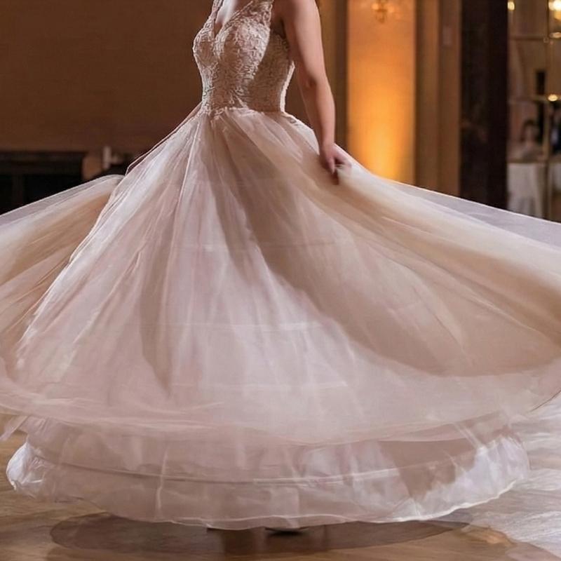 Crinoletta a vita regolabile con design a 6 cerchi Sottogonna in tulle per personalizzare il comfort su vari tipi di corpo della sposa