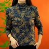 New Autumn/Winter Fashion High Neck Velvet Base Layer Top – Age-Reducing for Women