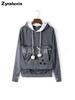 Women's Oversized Pockets Hoodie with Long Sleeve and Warm Sherpa Lining for Fall Winter Daily Wear