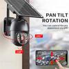 Kamera 5MP Ładowanie Solarne 8W Nadzór PTZ 360° Gniazdo Karty SIM 4G Alarm Wykrywania Ruchu Monitor Kamera Bezpieczeństwa CCTV IP