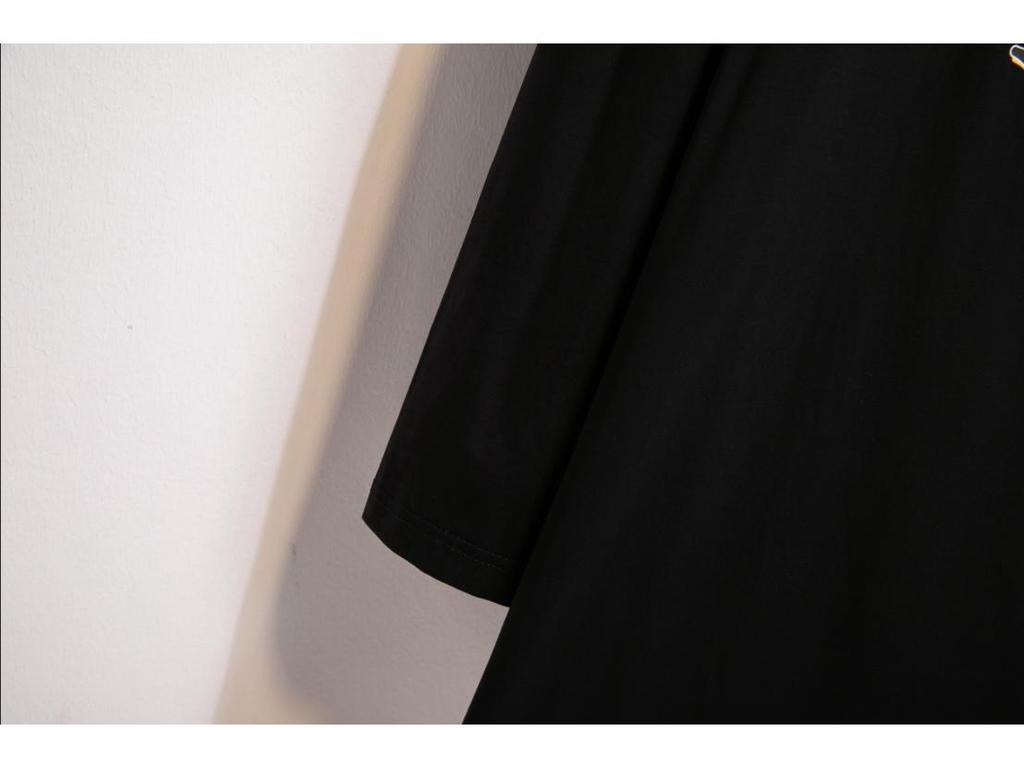 Women's Korean Style Plus Size Solid Color Long Sleeve T-Shirt - Fashionable Hot Stamping, Casual and Versatile for Autumn 2025