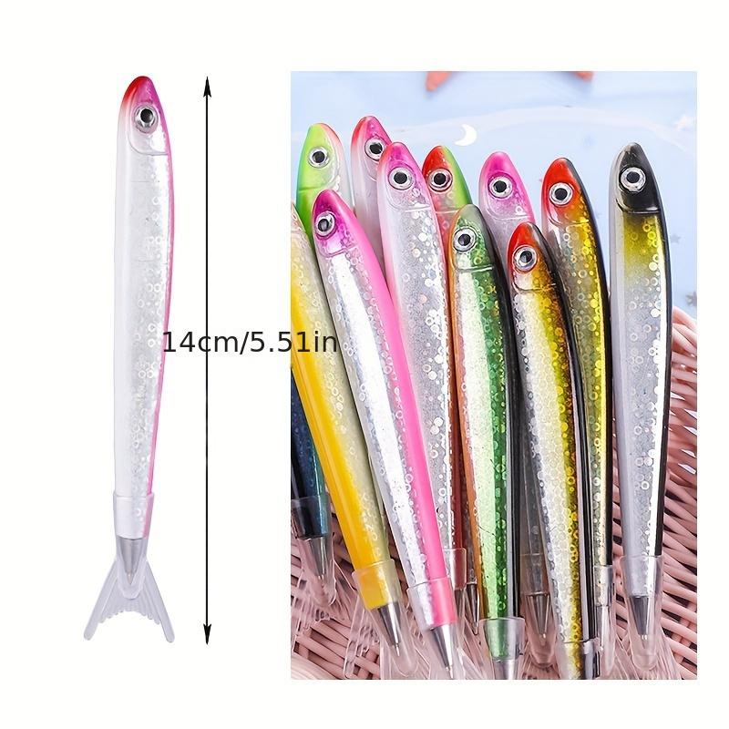 10pcs Random New Special Creative Fish Ballpoint Pen Ocean Signature for Stationery School Office Supply Writing Pen,  Weird Items,school Supplies