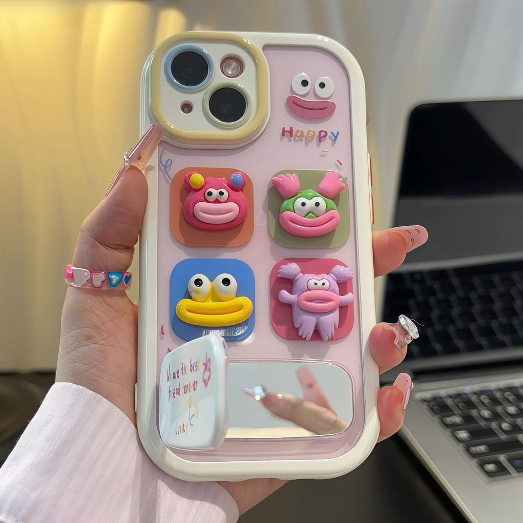 Monster Big Mouth Phone Case for IPhone16/15promax Cartoon 14 Anti-fall 13 Creative 12 Advanced 11