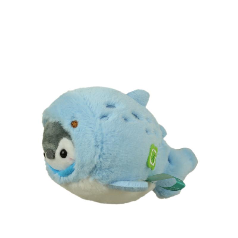 Whale Penguin Plush Keychain With Soft Pp Cotton Fill For Gift And Backpack Decoration