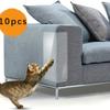 PVC Transparent Anti-cat Scratching Stickers Self-adhesive Anti-cat Scratching Mat Sofa Protection Sticker Scratch Guard Mat