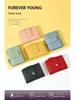 Korean Style Creative Zipper Coin and Card Holder - Fashionable Women's Short Wallet