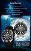 Sanda Men's Quartz Wristwatch with Rotating Bezel and Lava Dial – Fashionable Business Accessory