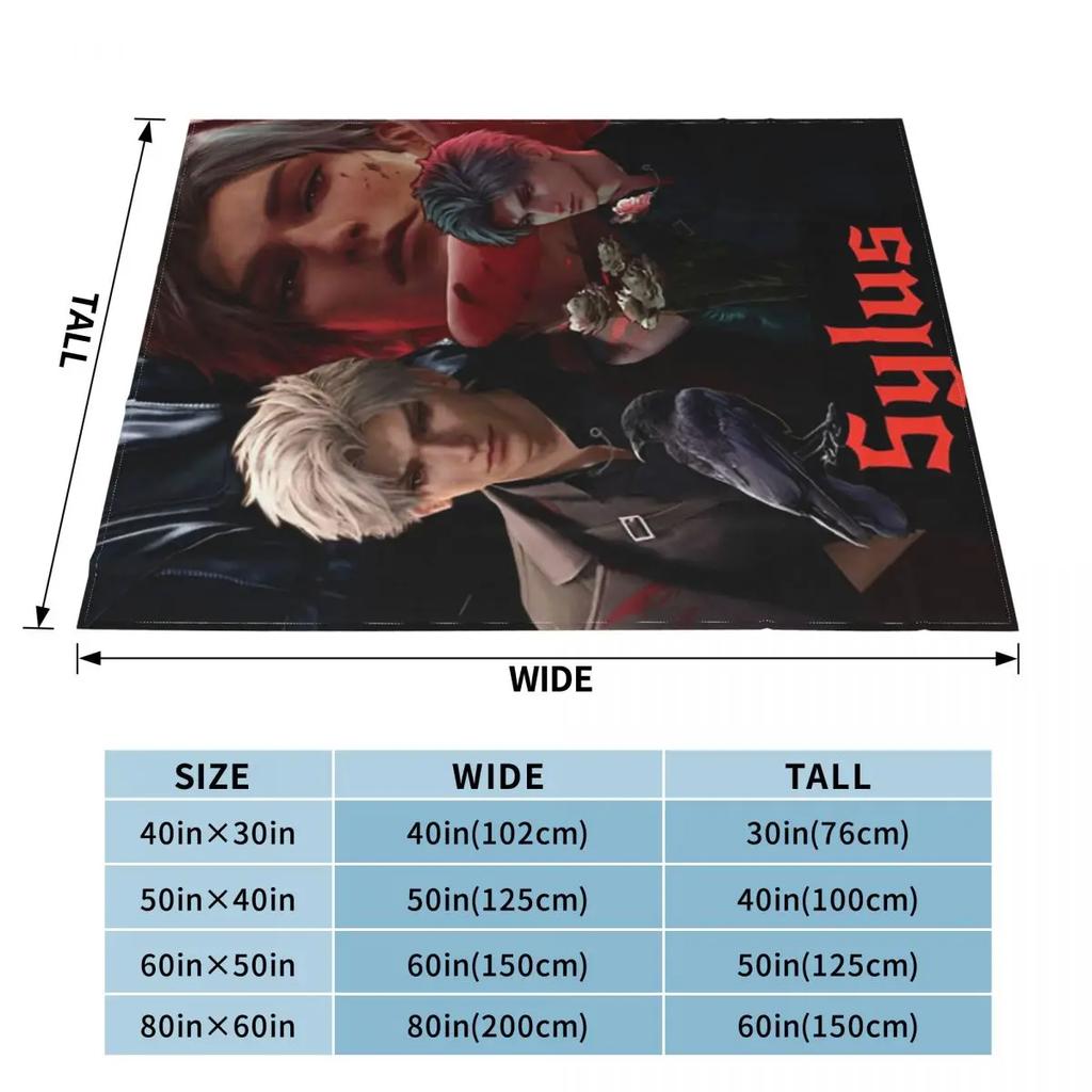 Sylus Style Love And Deepspace Blankets Soft Warm Flannel Throw Blanket Bedspread for Bed Living room Picnic Travel Home Couch