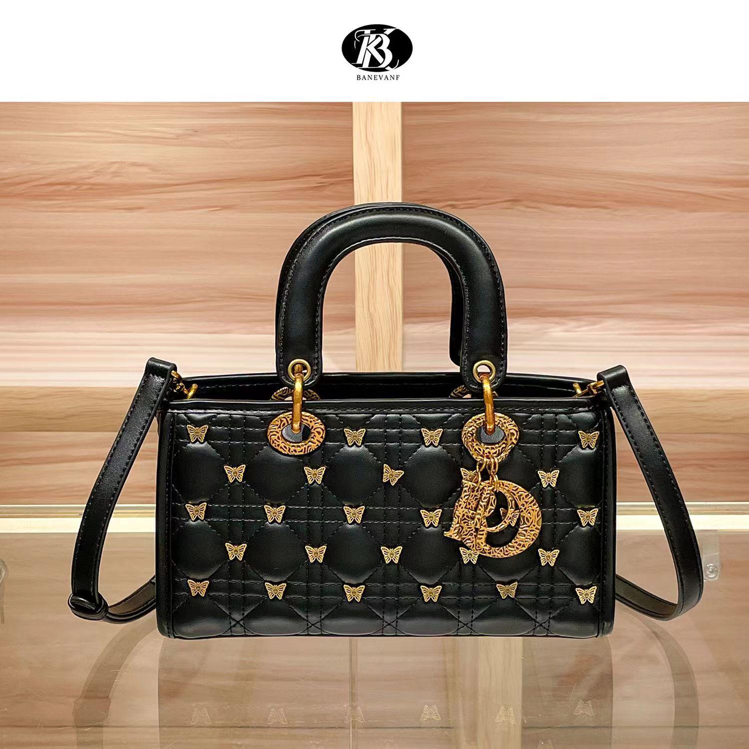 

BANEVANF Сумка Принцесса Кролик 2025 - Стеганая сумка кроссбоди из натуральной кожи чёрный