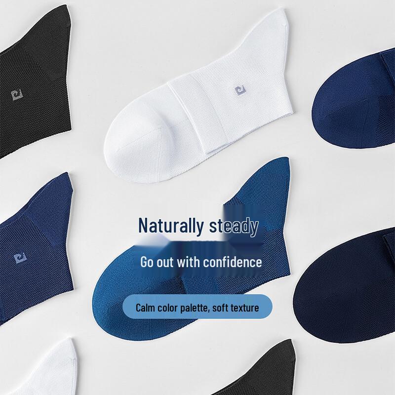 Pierre Cardin Men's Summer Modal Silk Mid-Calf Socks