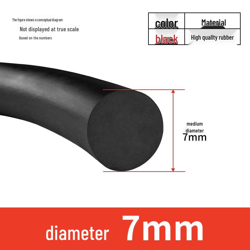 Nitrile Oil & Wear-Resistant Solid O-Ring Seal Strip
