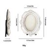 Victoria-Style Retro Resin Photo Frame Ornament - Light Luxury Badge Display Stand for Photo Props