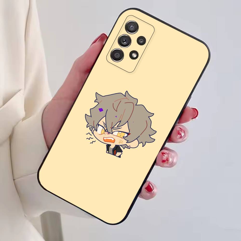 Game Ensemble Stars O-Ogami Koga Phone Case Black Silicone Soft For Samsung S25,S24,S21,S22,S23,S30,Ultra,S20,Plus,Fe,Lite