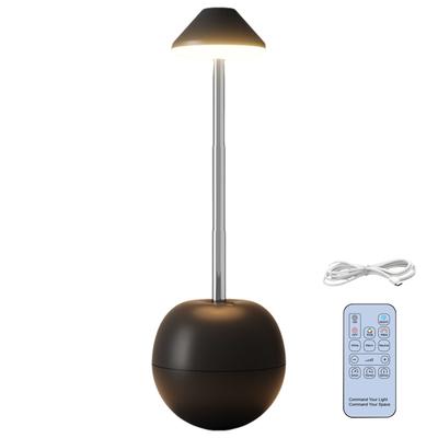 Rechargeable Touch Cordless LED Table Lamp W/Remote Control Small Table Lamp LED Table Light for Bedroom Living Room Nightstand
