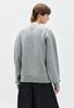 ZIOSONGZIO Ancoerang Embroidered Ribbed Crewneck Knit Gray Zh6Kt608Gy