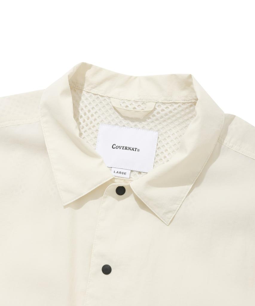 COVERNAT 2Pk Utility Shirt Ivory