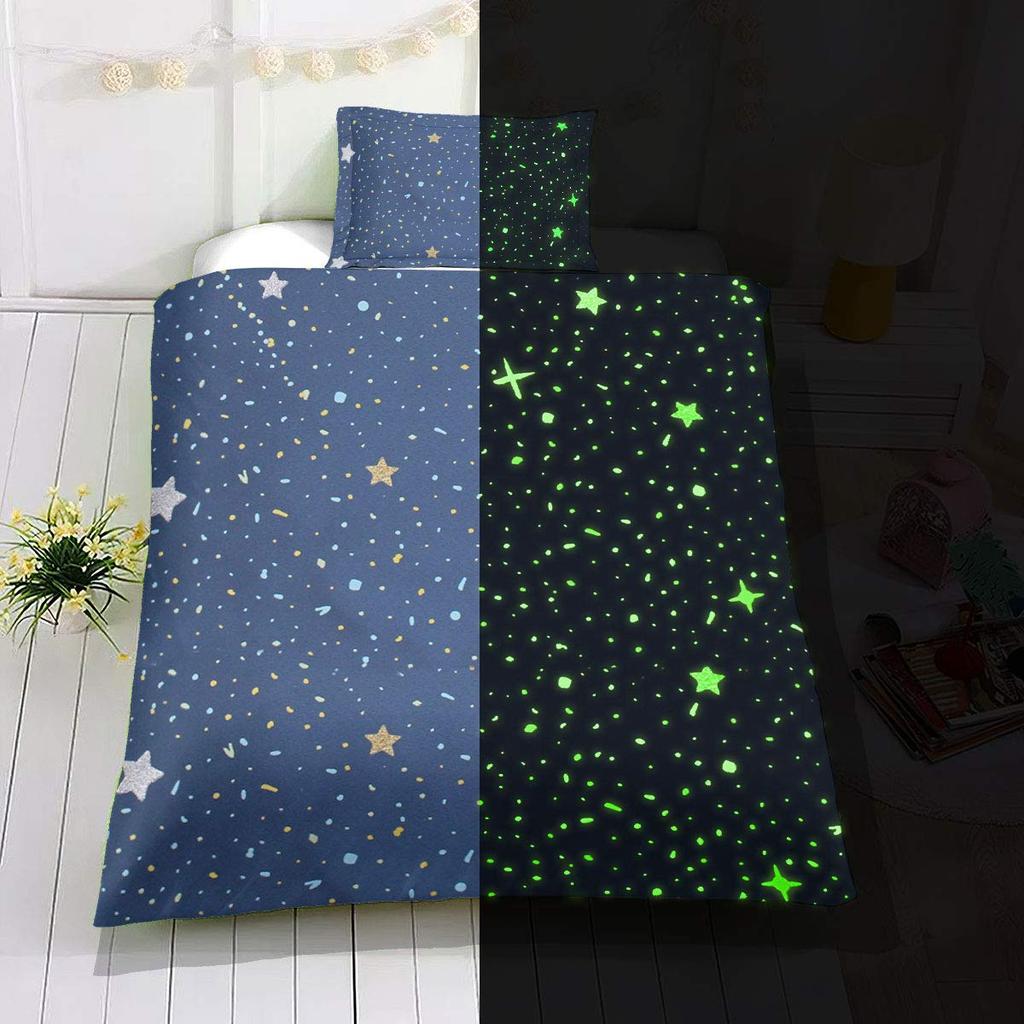 Erosebridal Mermaid Tail Comforter Cover,Kids Fish Scales Duvet Cover Twin,Girly Shell Starfish Bedding Set Ocean Life Sea Animal Bed Sets P