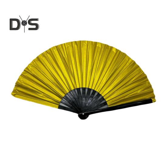 Tragbarer Faltventilator, holografischer Handventilator für den Sommer, Dekoration, Tanz-Performance-Requisiten, Party-Kostümzubehör