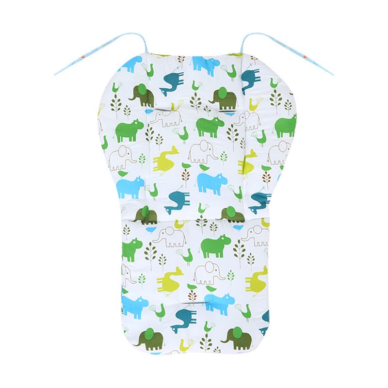 Thickened Cotton Baby Stroller Seat & Backrest Cushion for All Seasons