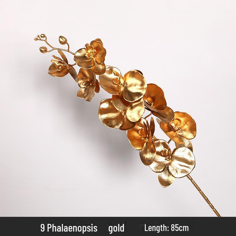 Złoty Eukaliptus Sztuczne Kwiaty i Liście Noworoczne Dekoracja Domu Wiadro