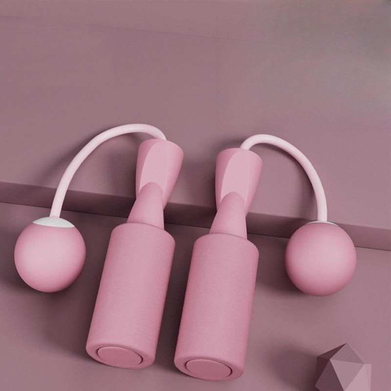 6.5M 1 PairsLarge Ball Gravity Cordless Jump Rope Calorie Fitness Weight Loss Exercise Load Burning Fat Slimming Jump Rope Exercise Tool
