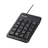 BUFFALO Wired Numeric Keyboard with Tab Key Black BSTK100BK