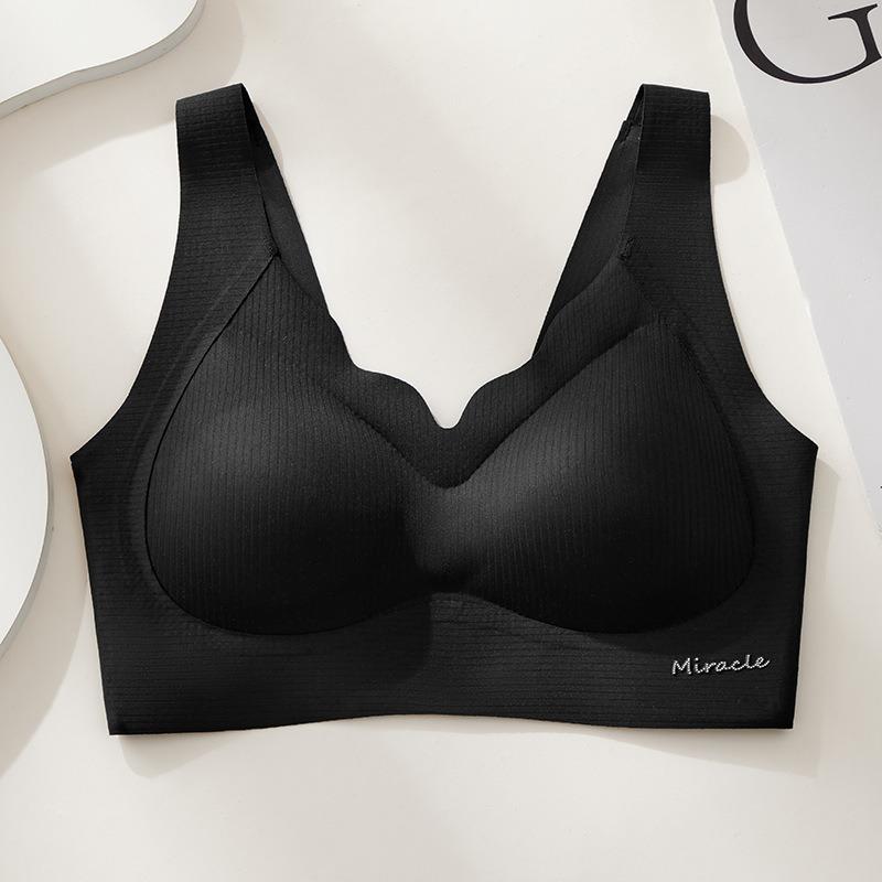 Women S Seamless Wirefree Large Size Sleep Bra For Breast Support