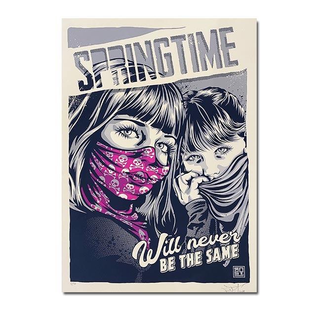 Street Graffiti Poster and Print Famous Artists RNST Works Canvas Painting Masked Cool Girl Boy Wall Art Picture Room Home Decor