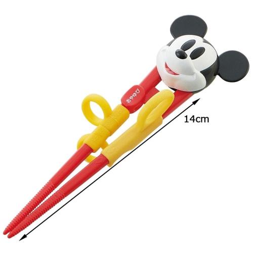 Skater DX Training Chopsticks for Kids, 14cm, Mickey Mouse Disney Design, ADXT1