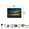 VIKAMA Ins Windy Blue And Firefly Yellow Tapestry Artistic Decorative Fabric With a Gentle Atmospheric Feel