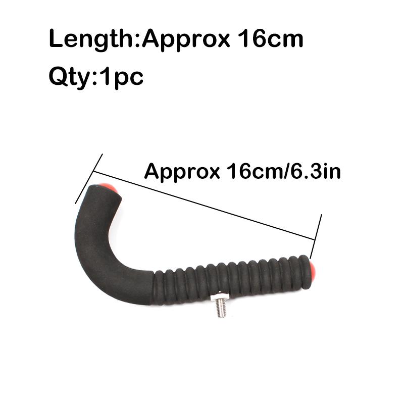 1 шт. Снасти для ловли карпа 16 см/23 см, подставка для удилища Ripple EVA, оснащенная резьбой BSF 3/8 дюйма, устойчивая поддержка от оборудования с сердечником из алюминиевого сплава