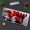 Football team.C Print Mouse Pad, for Keyboard Pad Laptop PC Mat for Office Home Use, Desk Decor, Perfect Birthday Gift for Gamers
