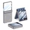 Samsung ZFlip7 Mobile Phone Case Folding Ultra Thin Anti Fall Flip7 Wireless Nickel Ring Magnetic Case Film