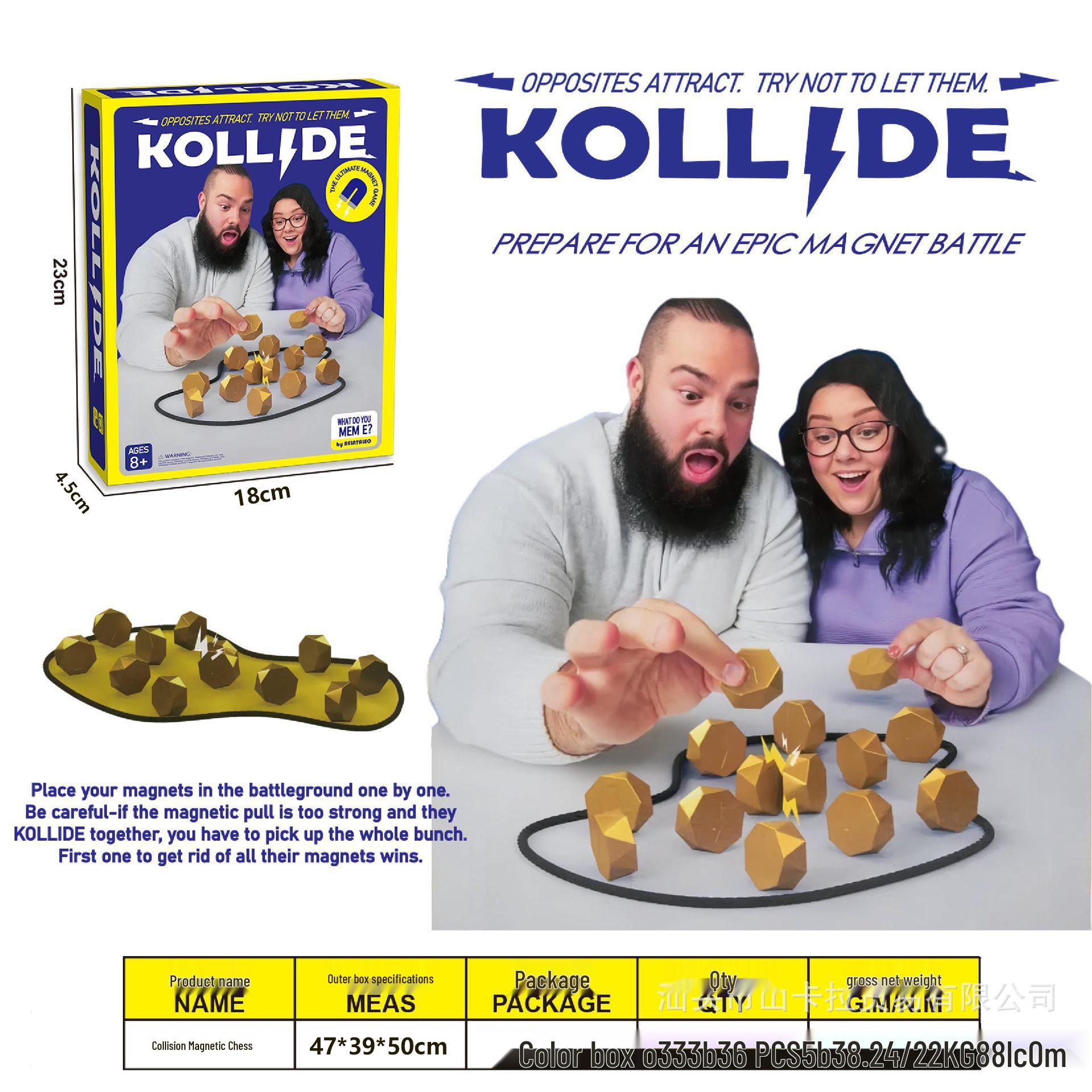 Cross-Border Magnetic Chess Board: Multiplayer Battle & Logical Thinking Educational Toy for Kids