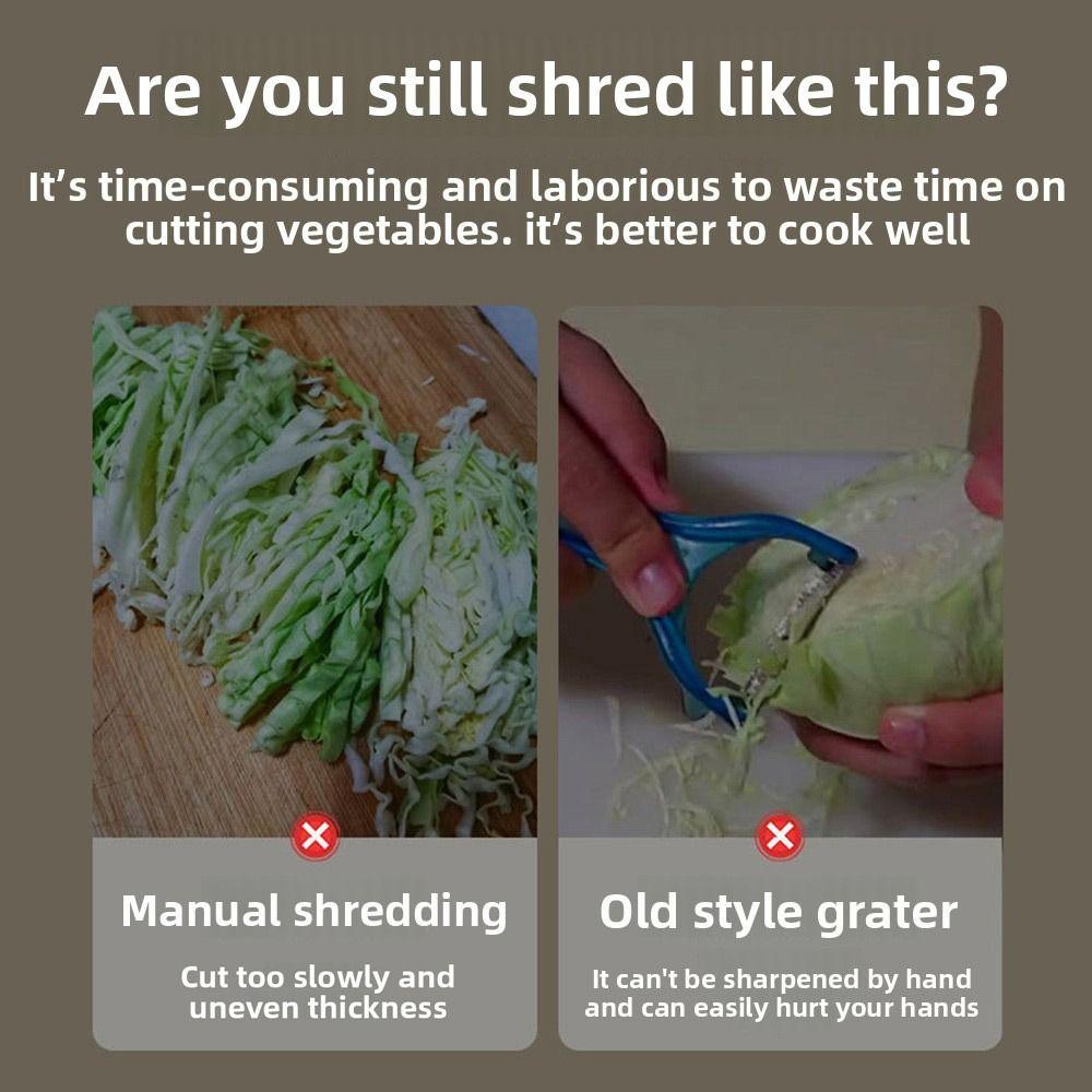 Saving Time Cabbage Shredded Smooth Kitchen Cutting Tools Durable Cucumber Peeler  Kitchen Gadget
