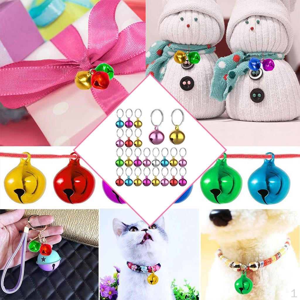 24 шт. DIY Колокольчики Бусины Украшения для Бижутерии Подарки Железные Свободные Брелоки, Женские Colorful