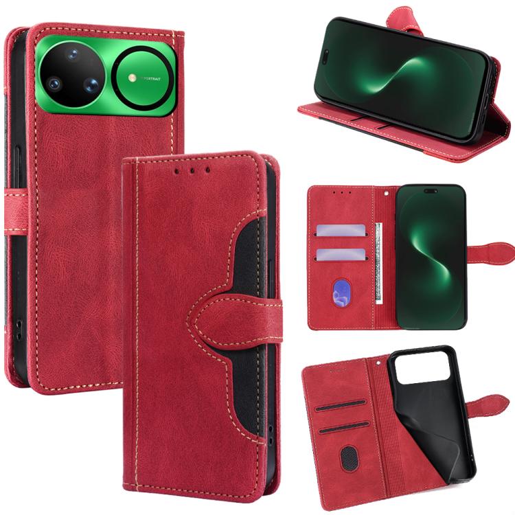 Skin Feel Magnetic Buckle Leather Phone Case