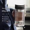 HAERS Double-Layer Glass Office Cup