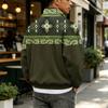 Herren Freizeit Flanell 1/4 Reißverschluss Langarm Sweatshirt für den täglichen Gebrauch