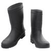 VidaXL Bottes de pluie noir taille 38-46 PVC
