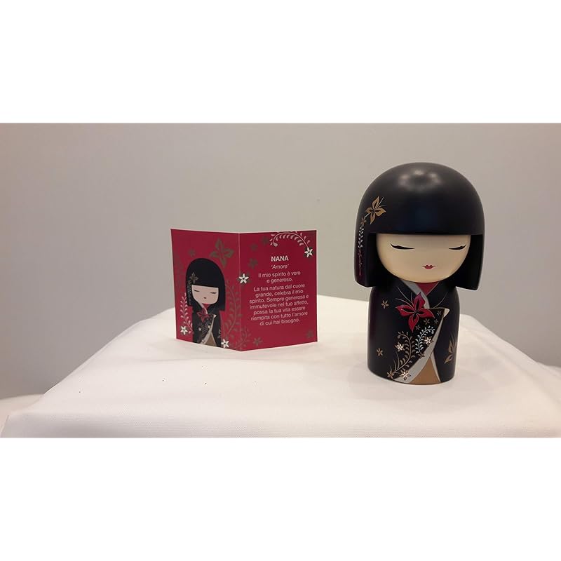 Kimidoll Kokeshi Doll Figurine, Cute and Stylish, Imported Goods, Large Size, NANA