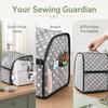 Soft Lined Overlock Machine Protective Cover Protective Case for Singer/Brother Tool Organization