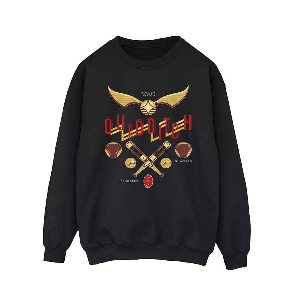 Harry Potter Mens Quidditch Golden Snitch Sweatshirt